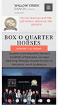 Mobile Screenshot of boxoquarterhorses.com